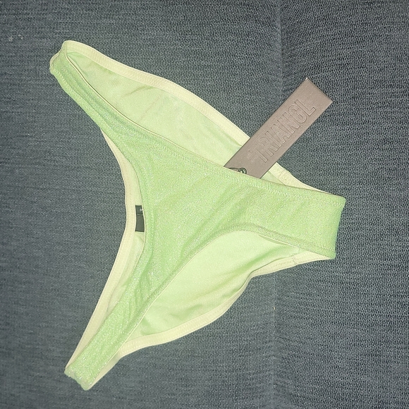 Green sparkle normal bathing suit bottom - Picture 1 of 4